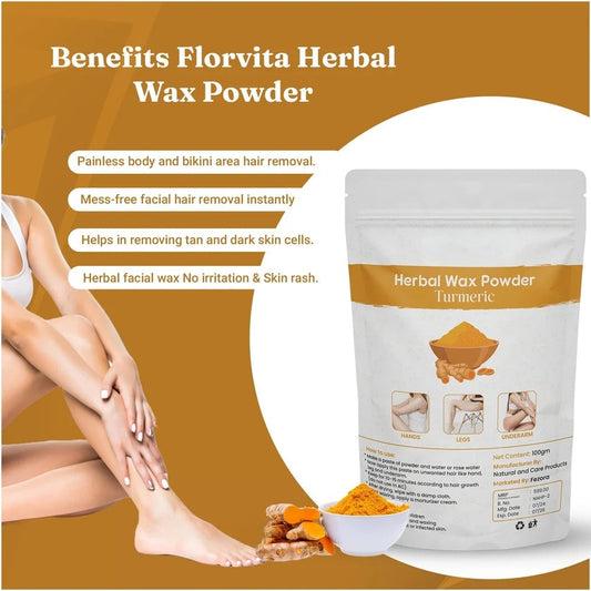 TURMERIC WAX POWDER 100 GM (PACK OF 3)